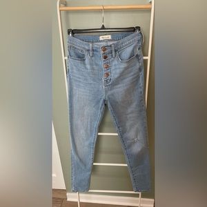 Madewell skinny Roadtripper jeans size 28